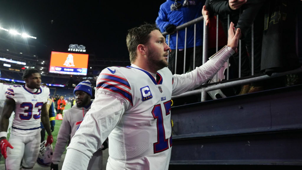 Josh Allen Bills vs. Patriots