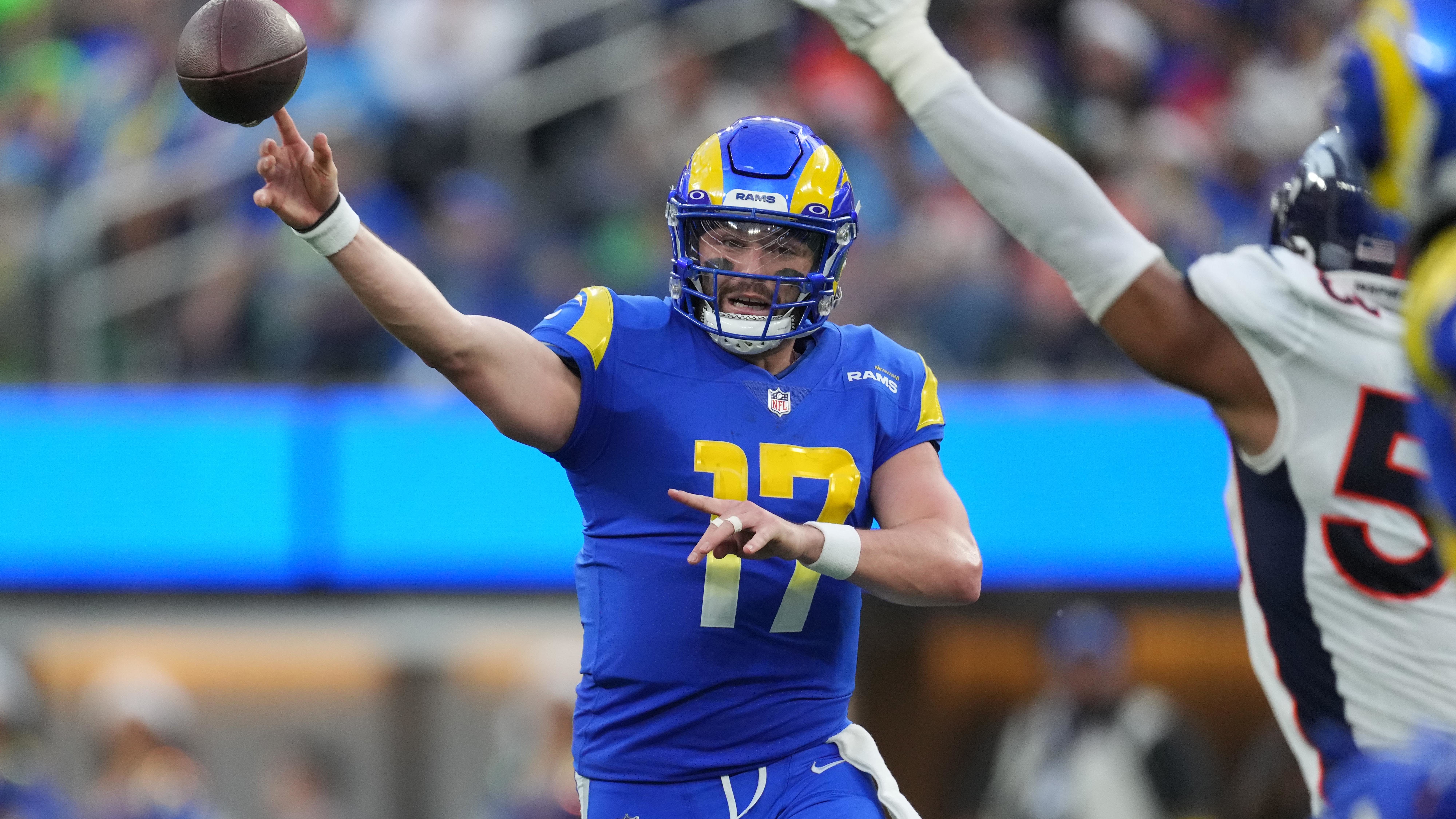 Baker Mayfield makes Los Angeles Rams debut in first quarter