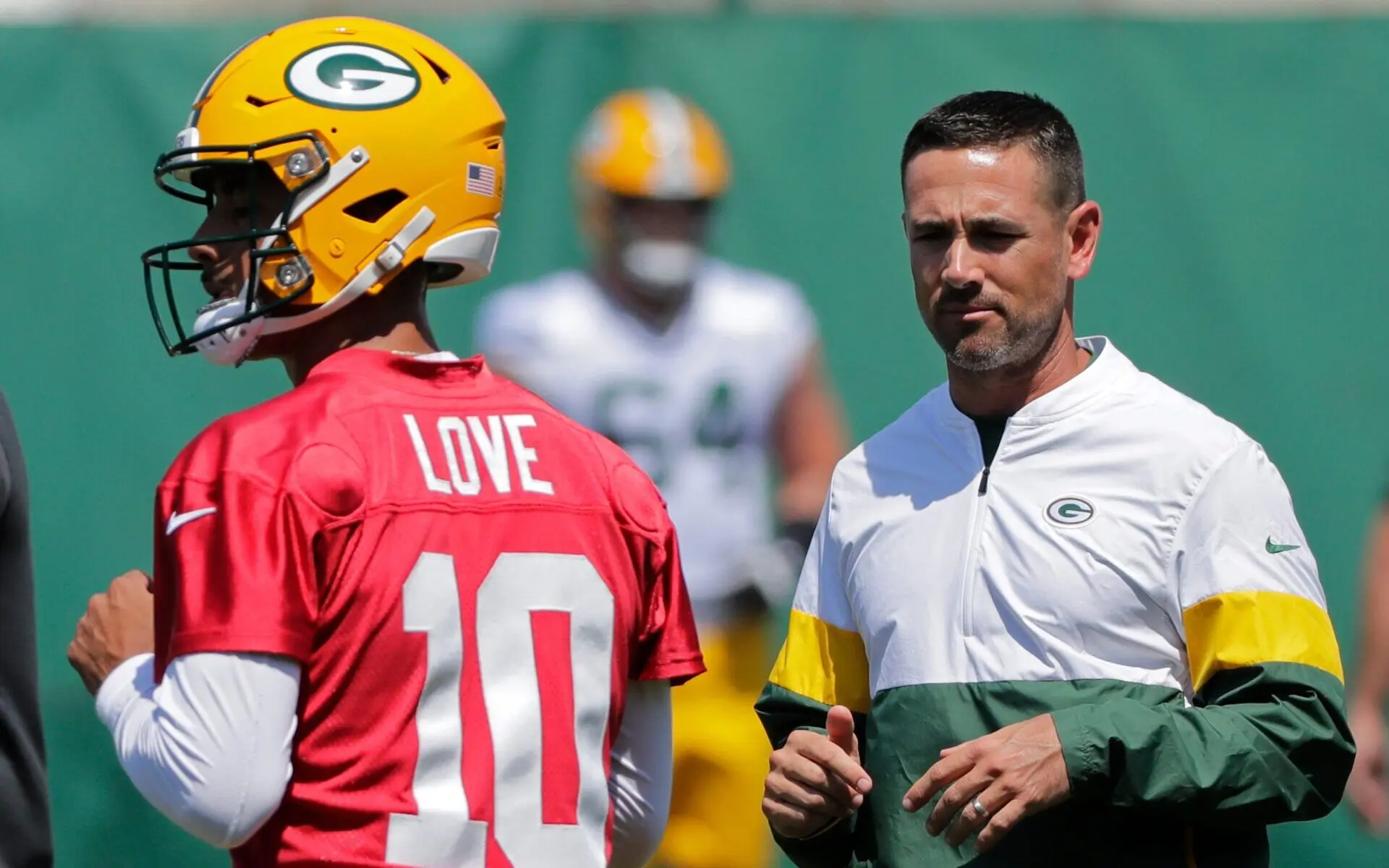 Despite 3 interceptions, Jordan Love's 2022 debut 'a solid day,' Matt  LaFleur says