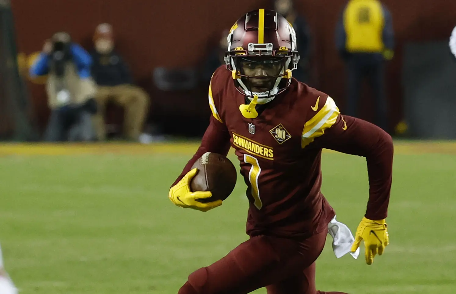 Washington Commanders receiver Jahan Dotson NFL breakout star