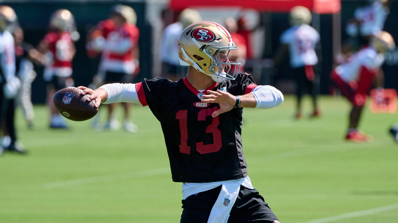 Brock Purdy, Sam Darnold Both Impressing at 49ers Training Camp