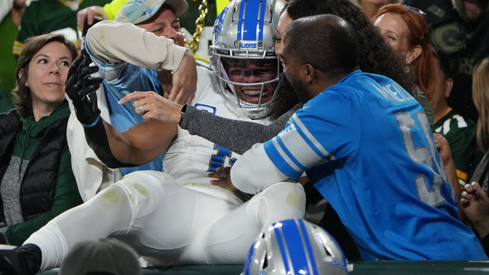 Lions WRs Amon-Ra St. Brown, Jameson Williams injured