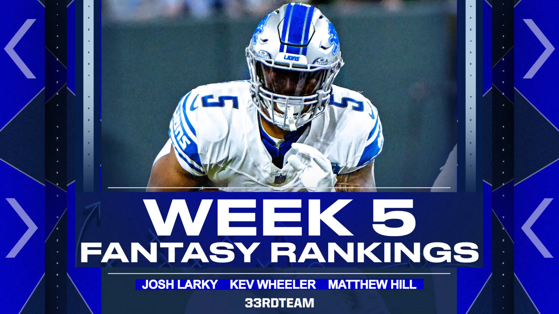 NFL Week 5 Fantasy Football Rankings