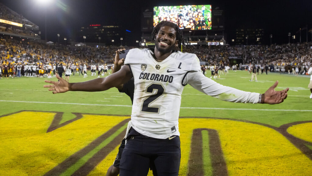 Colorado Buffaloes quarterback Shedeur Sanders