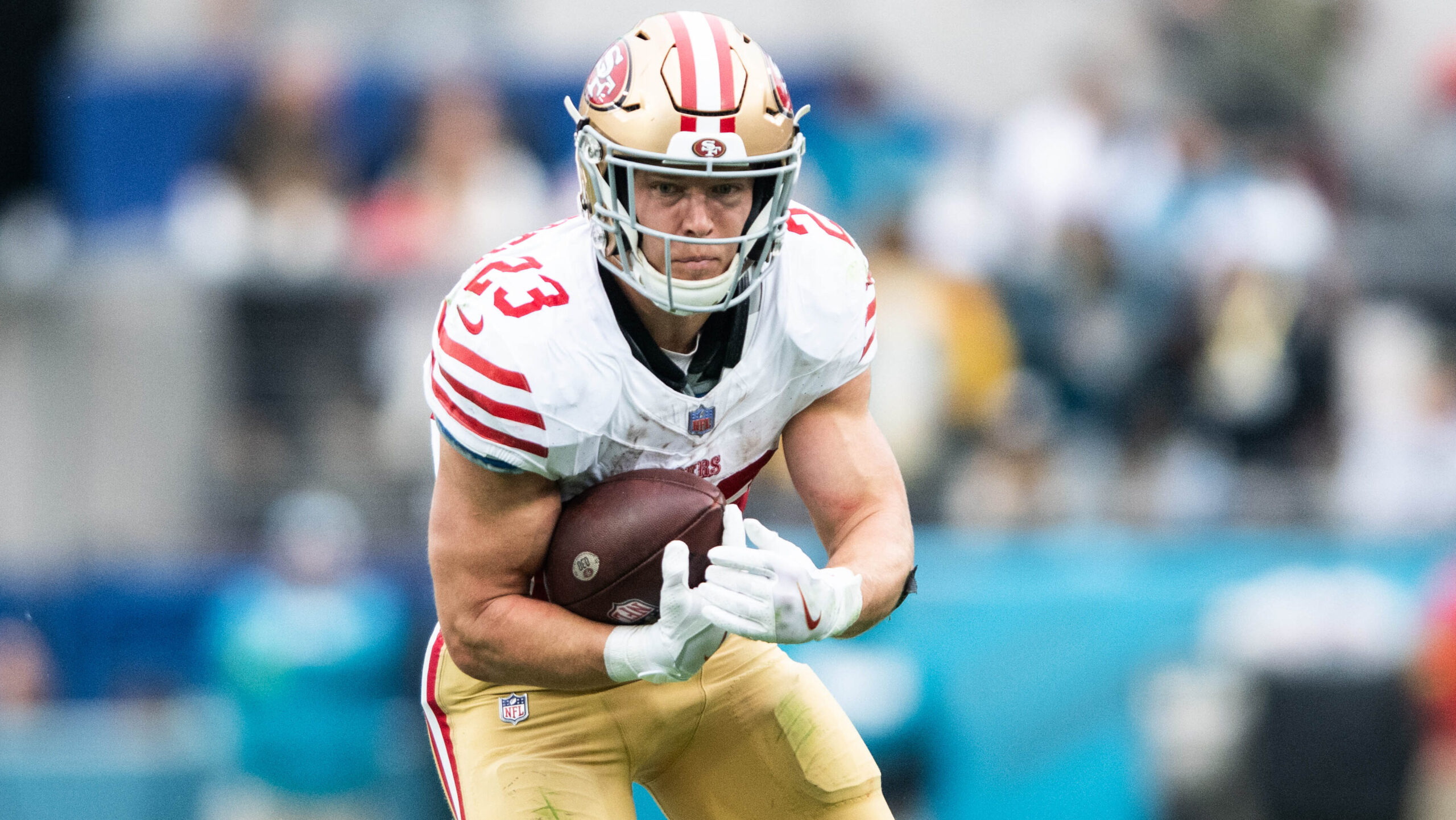 San Fransisco 49ers running back Christian McCaffrey