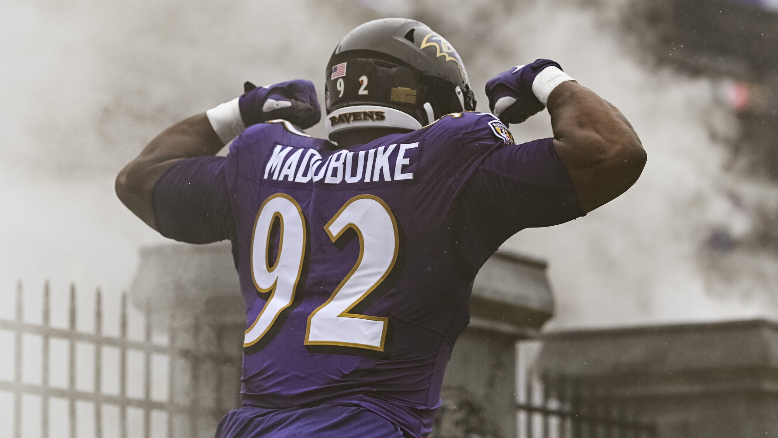 Baltimore Ravens defensive tackle Justin Madubuike