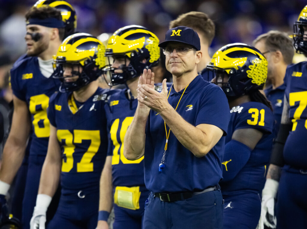 Michigan Wolverines head coach Jim Harbaugh