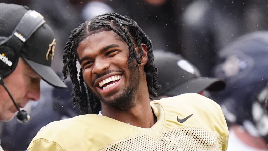 Colorado Buffaloes quarterback Shedeur Sanders