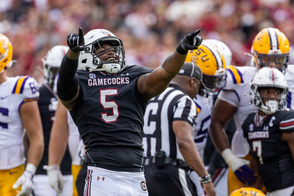 South Carolina running back Raheim Sanders