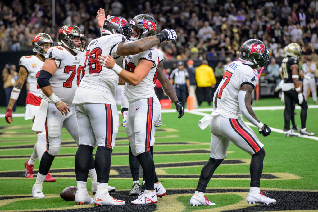 Tampa Bay Buccaneers tight end Cade Otton