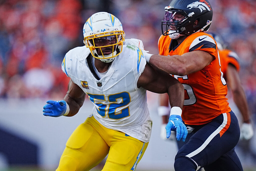 Los Angeles Chargers pass rusher Khalil Mack