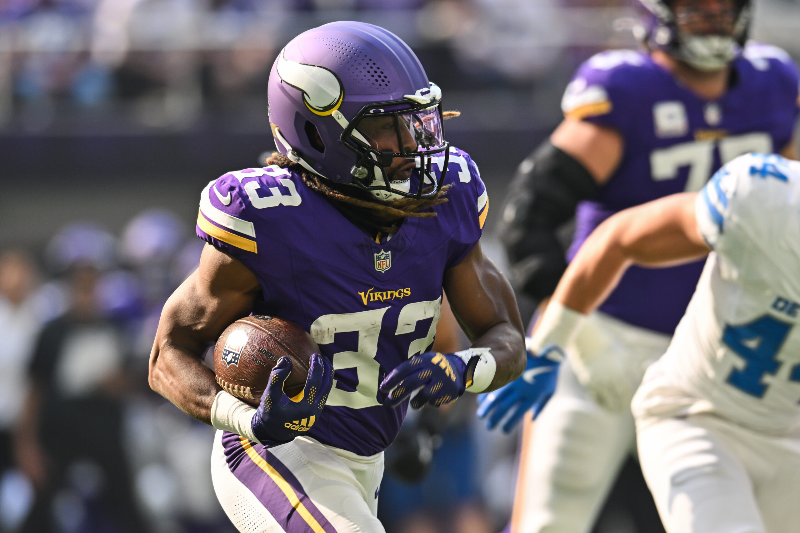 Minnesota Vikings running back Aaron Jones