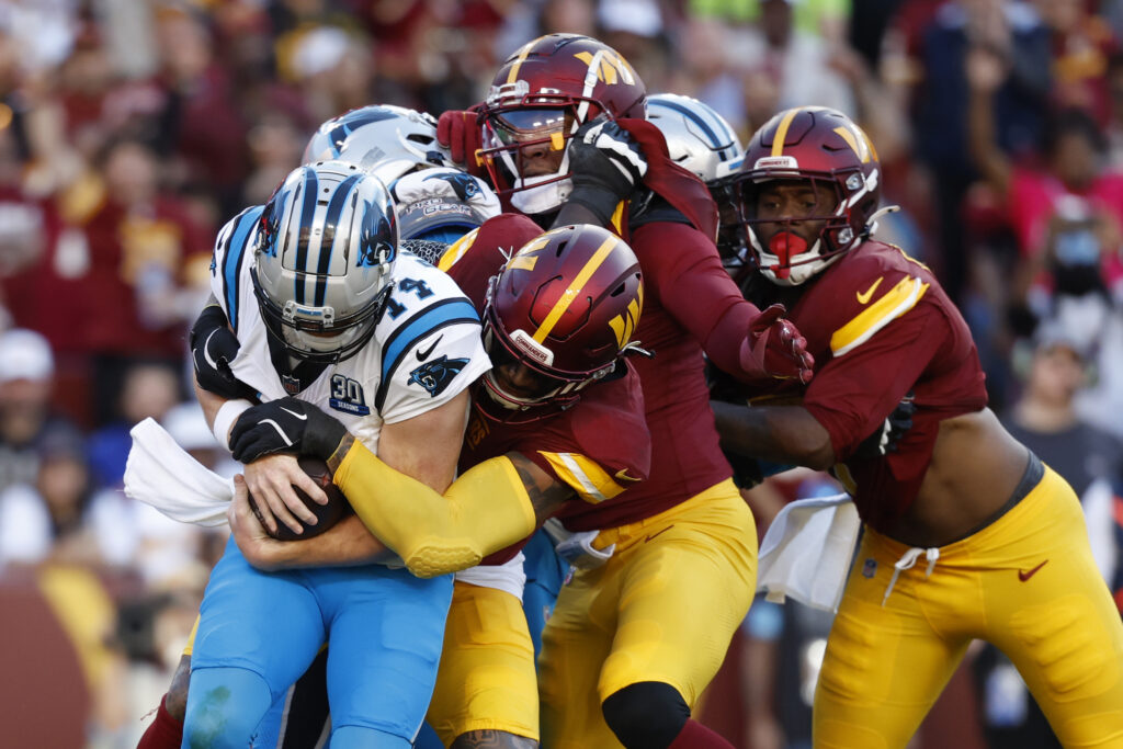 Carolina Panthers quarterback Andy Dalton