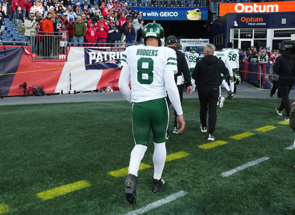 New York Jets quarterback Aaron Rodgers