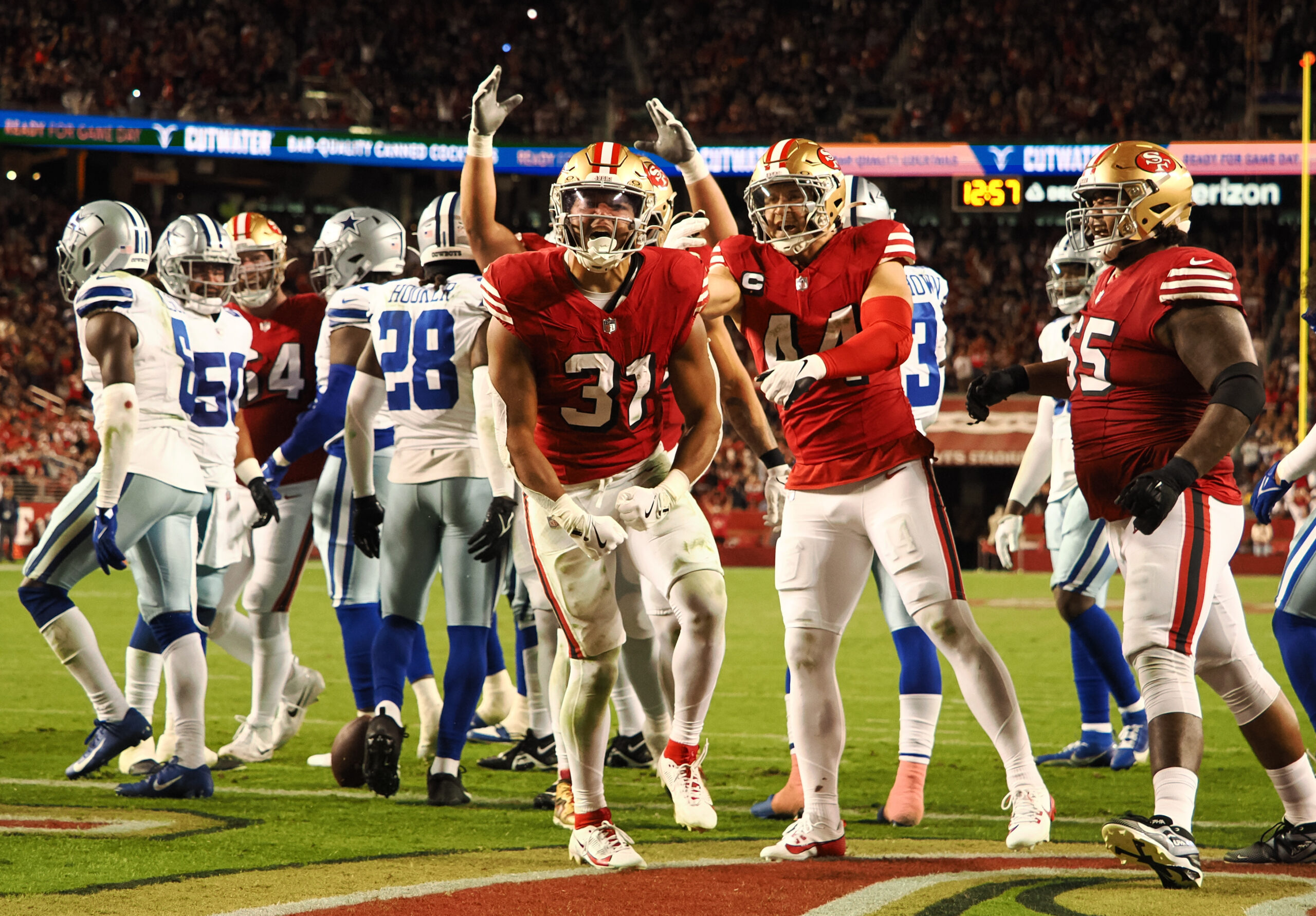 San Francisco 49ers running back Isaac Guerendo