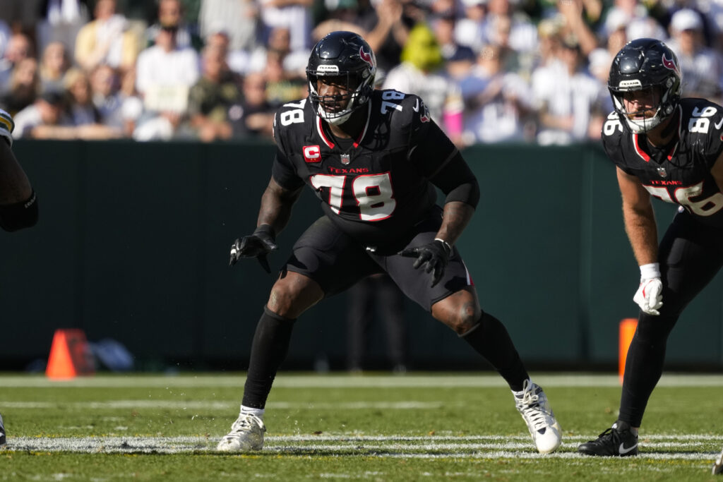 Houston Texans offensive tackle Laremy Tunsil (78) during the game against the Green Bay Packers at Lambeau Field.